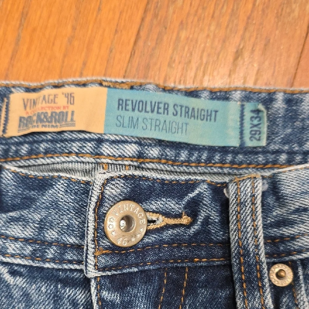 Vintage 46 By Rock N Roll DenimMen's‎ Blue Denim Jeans